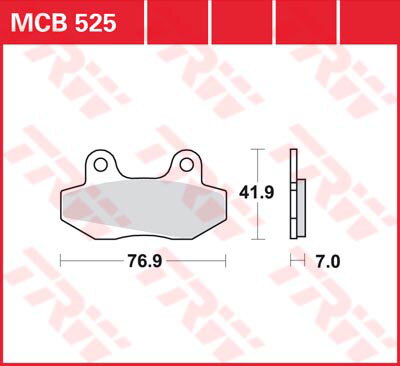 brzdove platničky TRW MCB525