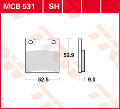 brzdove platničky TRW MCB531SH