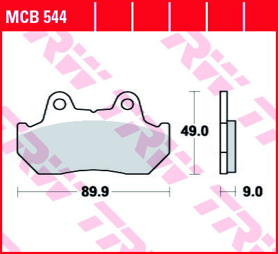 brzdove platničky TRW MCB544