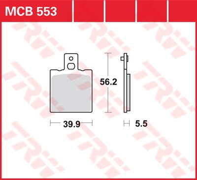 brzdove platničky TRW MCB553