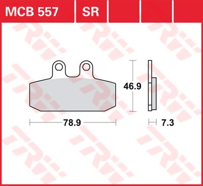 brzdove platničky TRW MCB557