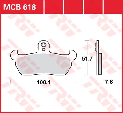 brzdove platničky TRW MCB618