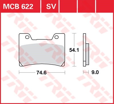 brzdove platničky TRW MCB622SV