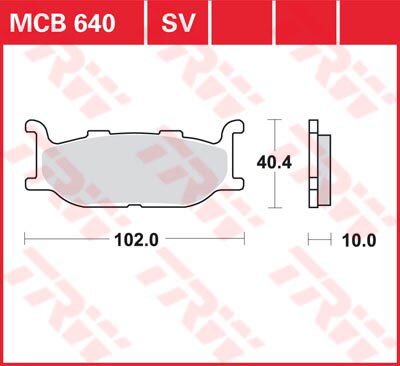 brzdove platničky TRW MCB640