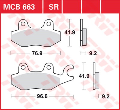 brzdove platničky TRW MCB663