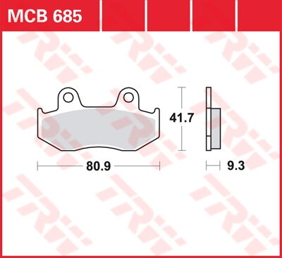brzdove platničky TRW MCB685