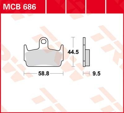 brzdove platničky TRW MCB686