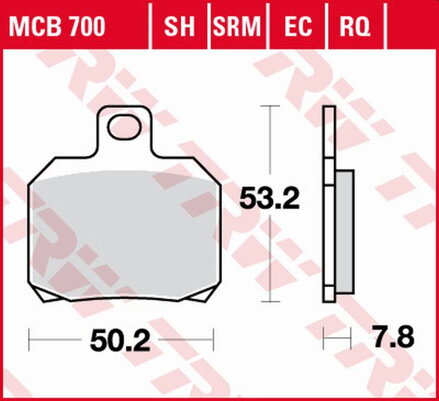 brzdove platničky TRW MCB700EC