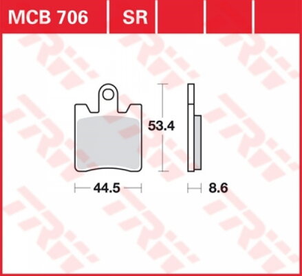 brzdove platničky TRW MCB706SV