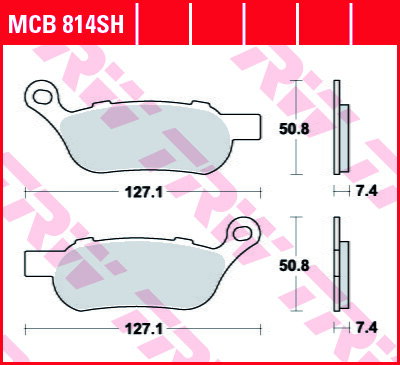 brzdove platničky TRW MCB814SH