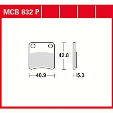 brzdove platničky TRW MCB832P