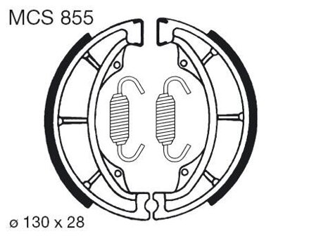 brzdove čeluste TRW MCS855
