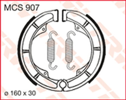 brzdove čeluste TRW MCS907