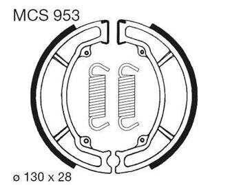 brzdové čeľuste TRW MCS953