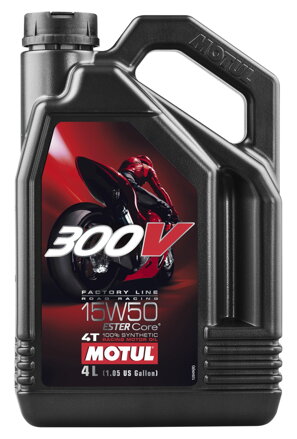 MOTUL 300V 15W-50 4T FACTORY LINE 4L MO 101363