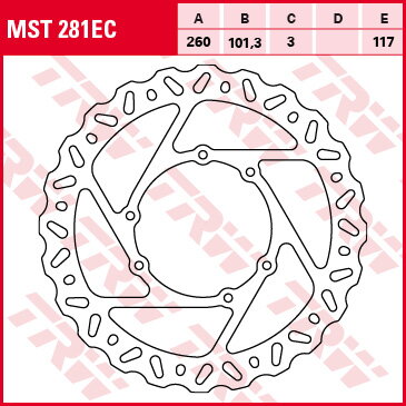 TRW EC FRONT brzdový kotúč 788.01.70 