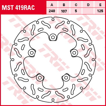 brzdový kotúč FIXED RAC TRW 788.01.36 