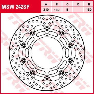 brzdový kotúč  SP TRW 788.00.78 