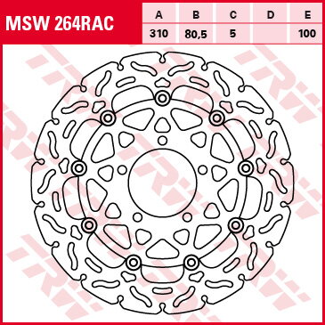 brzdový kotúč RAC TRW 788.03.96