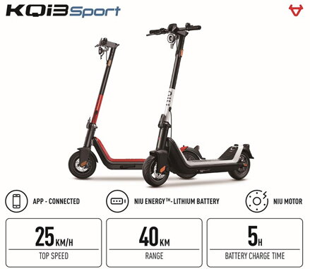Elektrokolobežka NIU KQI3 PRO edition 2022