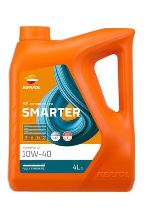 REPSOL SMARTER SYNTHETIC 4T 10W-40 4L REP 22-4 ST 4T