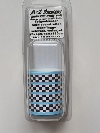 Nálepka závodná vlajka-10011031