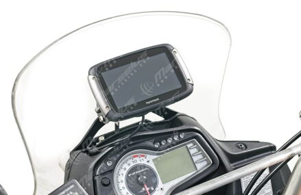  plexi + polohovateľný držiak navigácie / mobilu pre Suzuki V-Strom 650 r.v. 2012-2016 01-61