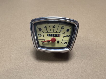 Tachometer 120km- Jawa 90,Mustang 1.Typ 1003545