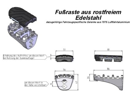SW-Motech stupačky 10044800