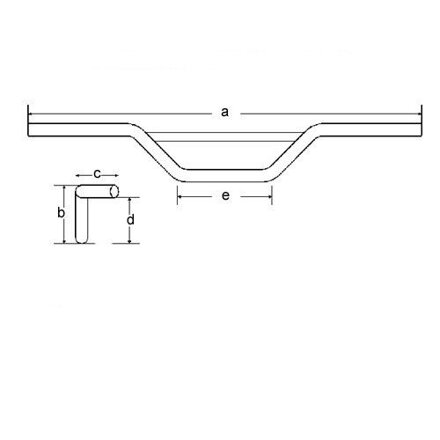 riadidlá STEEL CHROME CABLE NOTCH 1INCH FEHLING MSP CRACKBAR 730.03.44