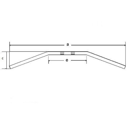 riadidlá STEEL BLACK WITH CABLE NOTCH 1INCH FEHLING 730.03.39