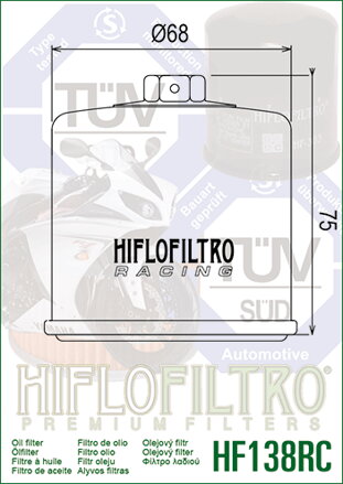 olejový filter HF138RC