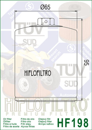 olejový filter HF198
