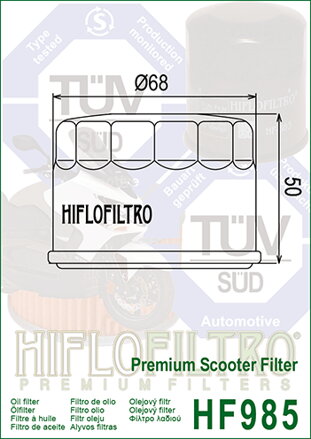 olejový filter HF985