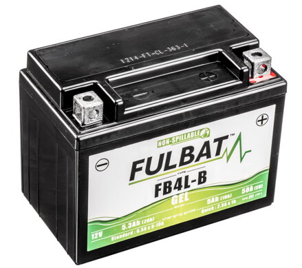 batéria 12V, FB4L-B gél, 12V, 5Ah, 50A, FULBAT M310-206