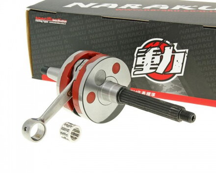 Kľukový hriadeľ Naraku Racing HPC pre Piaggio 50ccm AC, LC NK105.15
