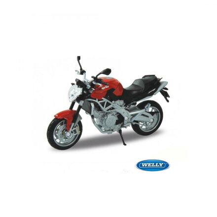 MODEL 1:18 APRILIA SHIVER 750 ČERVENÁ WE12832PW