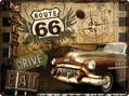 plechová tabuľa ROUTE 66* 10014432