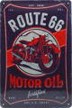 plechová tabuľa ROUTE 66 *MOTOR OIL* 10015185