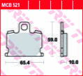 brzdove platničky TRW MCB521