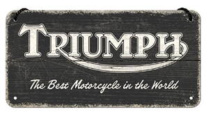 plechová tabuľa TRIUMPH MOTORCYCLE 10015754