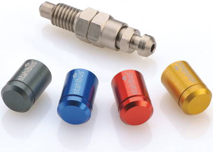 Hliníková čiapočka na odvzdušňovací ventil strmeňov (viac farieb) -1000284