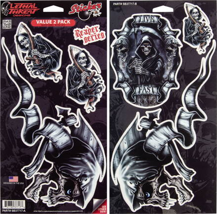 nálepky REAPER SERIES DECALS TWIN PACK, 10011437