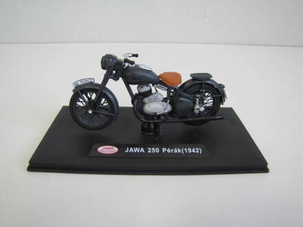 Model 1:18, plast, šedá tmavá - Jawa 250 Pérák 1001940