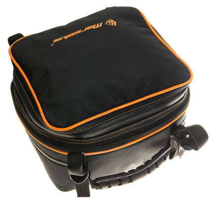 Malá príručná expanzná taška na platňu, kufor alebo sedadlo - oranžová 12-16