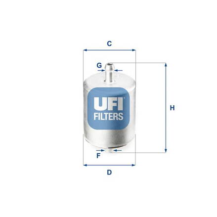 Palivový filter UFI FILTERS 31.760.00