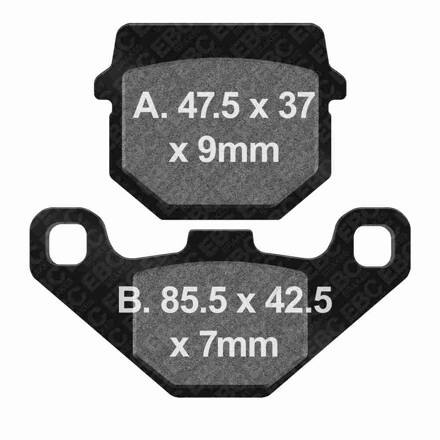 brzdové platničky EBC SFA083HH