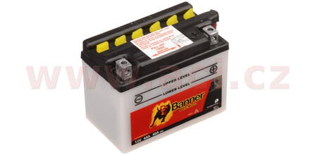 batéria 12V, YB4L-B, 4Ah, 40A, BANNER Bike Bull 120x70x92 BA 50411