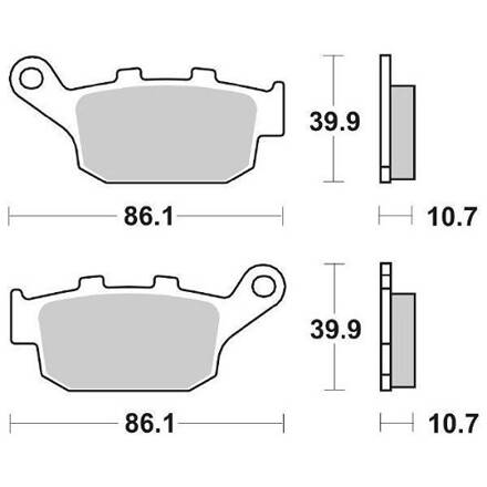 brzdové platničky NEWFREN M502-794