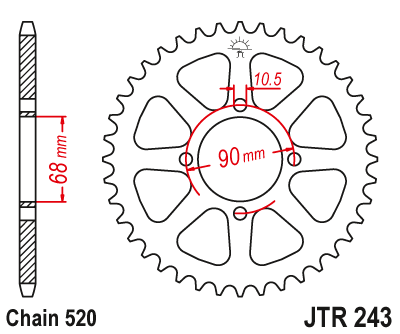 rozeta JTR243